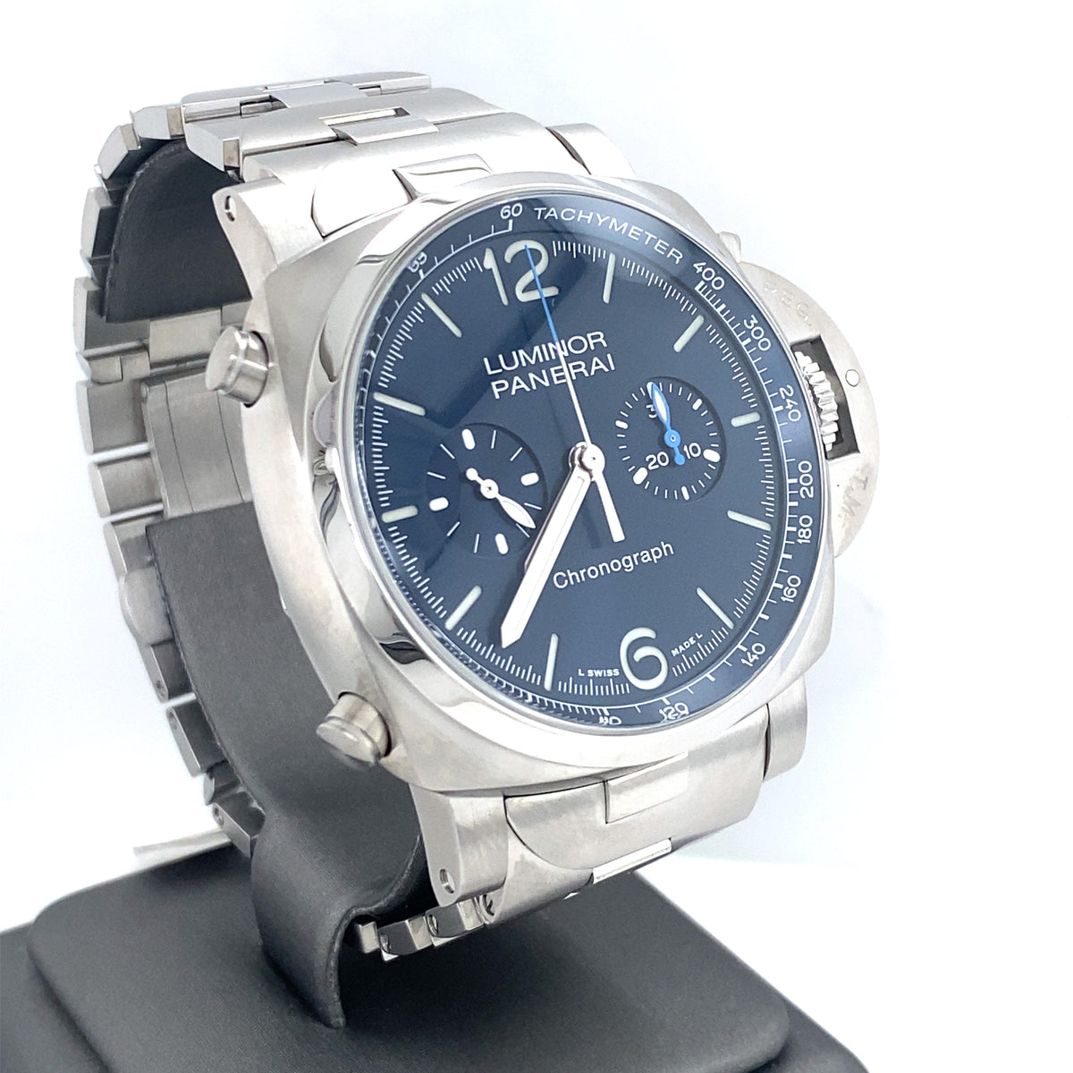Panerai Luminor Chrono Steel Automatic 44m Watch, PAM01110 - PAM 1110