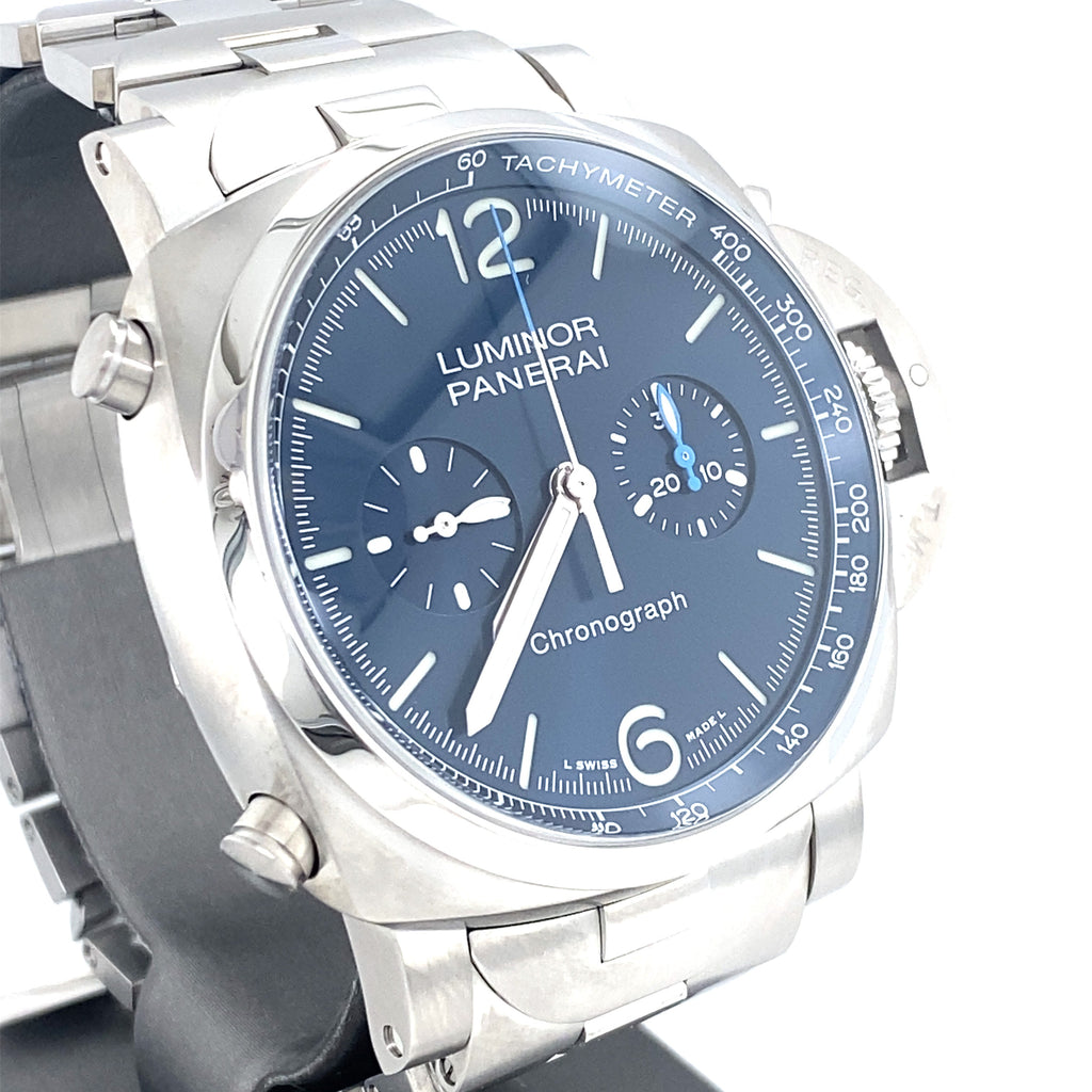 Panerai Luminor Chrono Steel Automatic 44m Watch, PAM01110 - PAM 1110