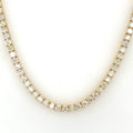 14k Yellow Gold 26CT Diamond Tennis Necklace, S107160