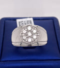 10k White Gold 1.25 CT Diamond Men's Ring