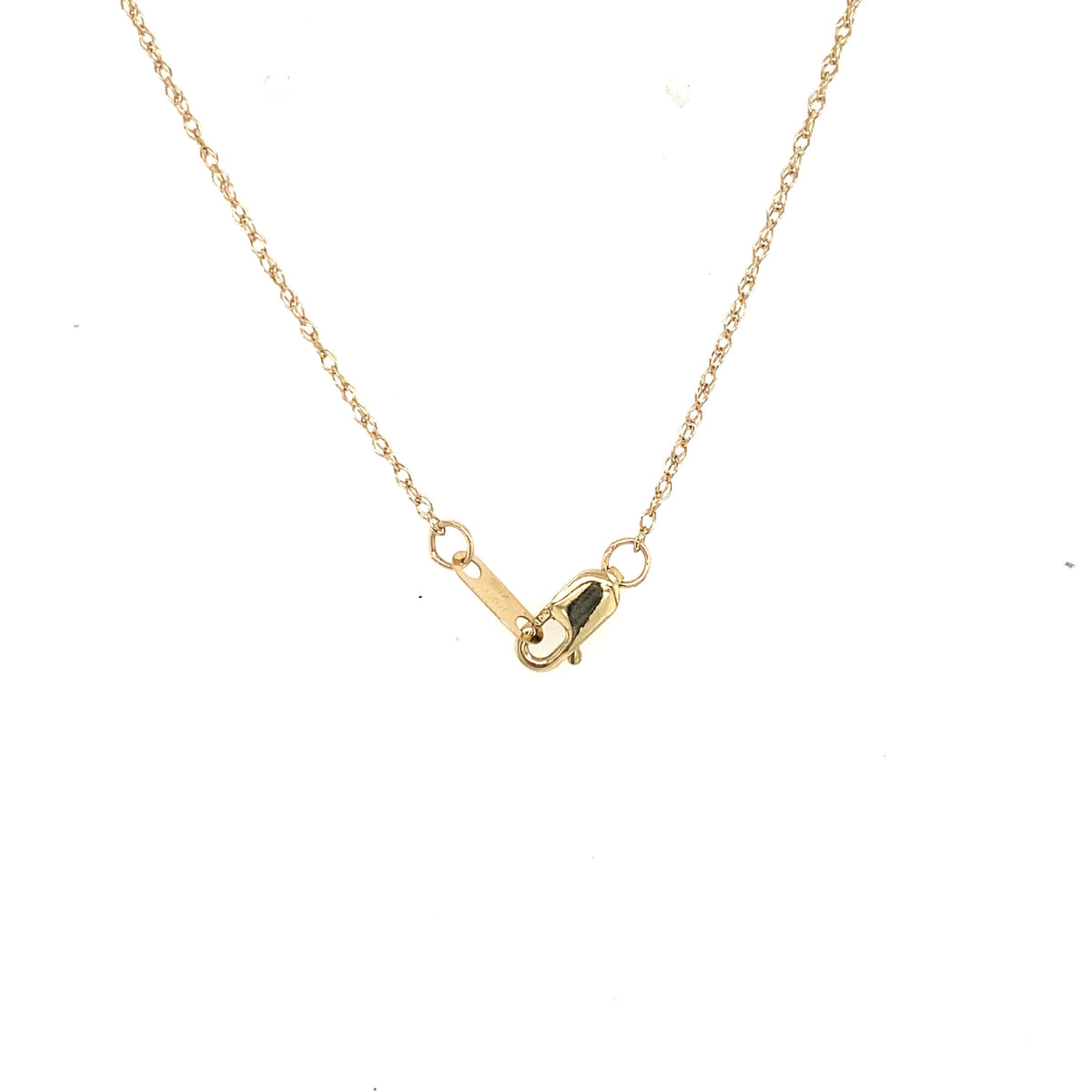 10k Yellow Gold Citrine Pendant Necklace