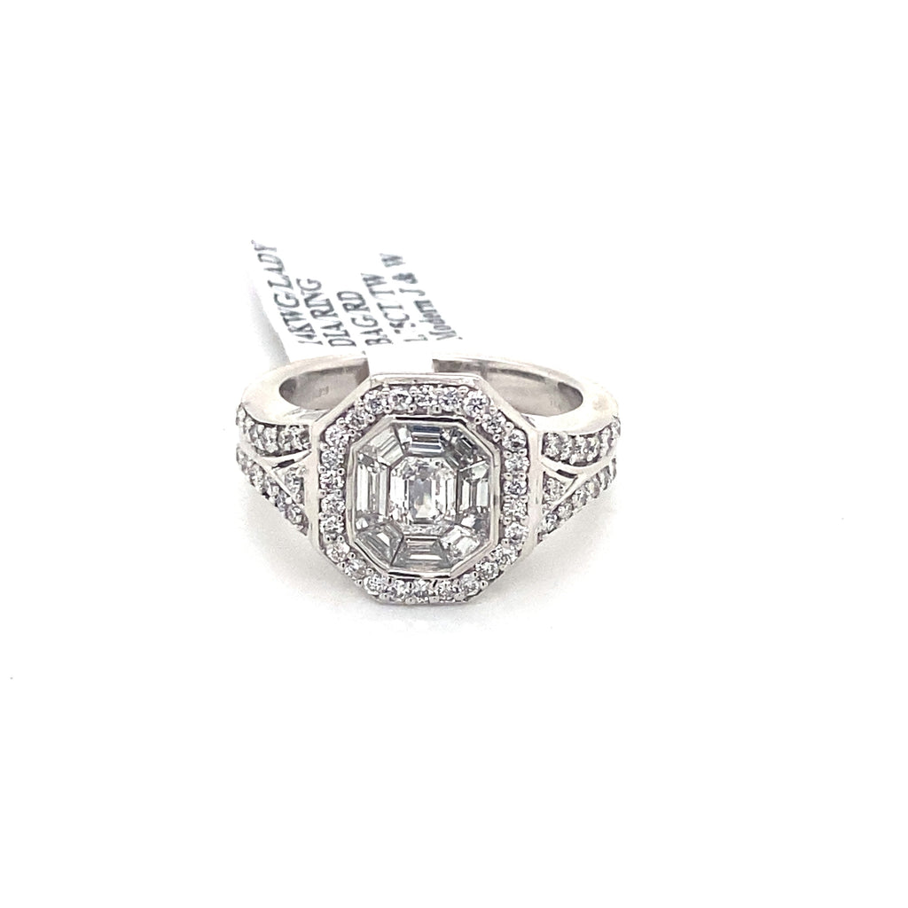 14k White Gold 1.75 CT Diamond Engagement Ring