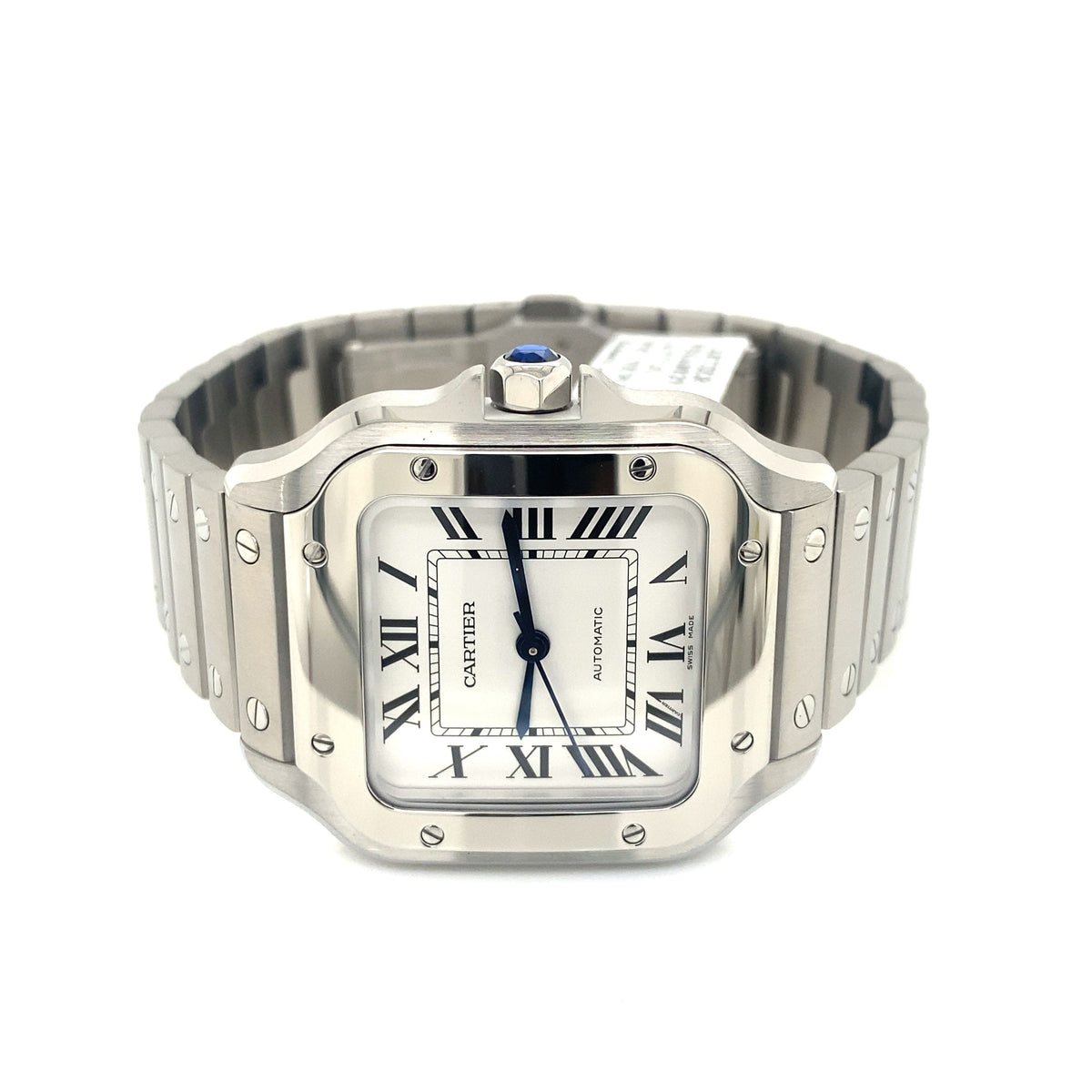 Cartier Santos De Cartier Medium 35.1mm Steel Watch, WSSA0029