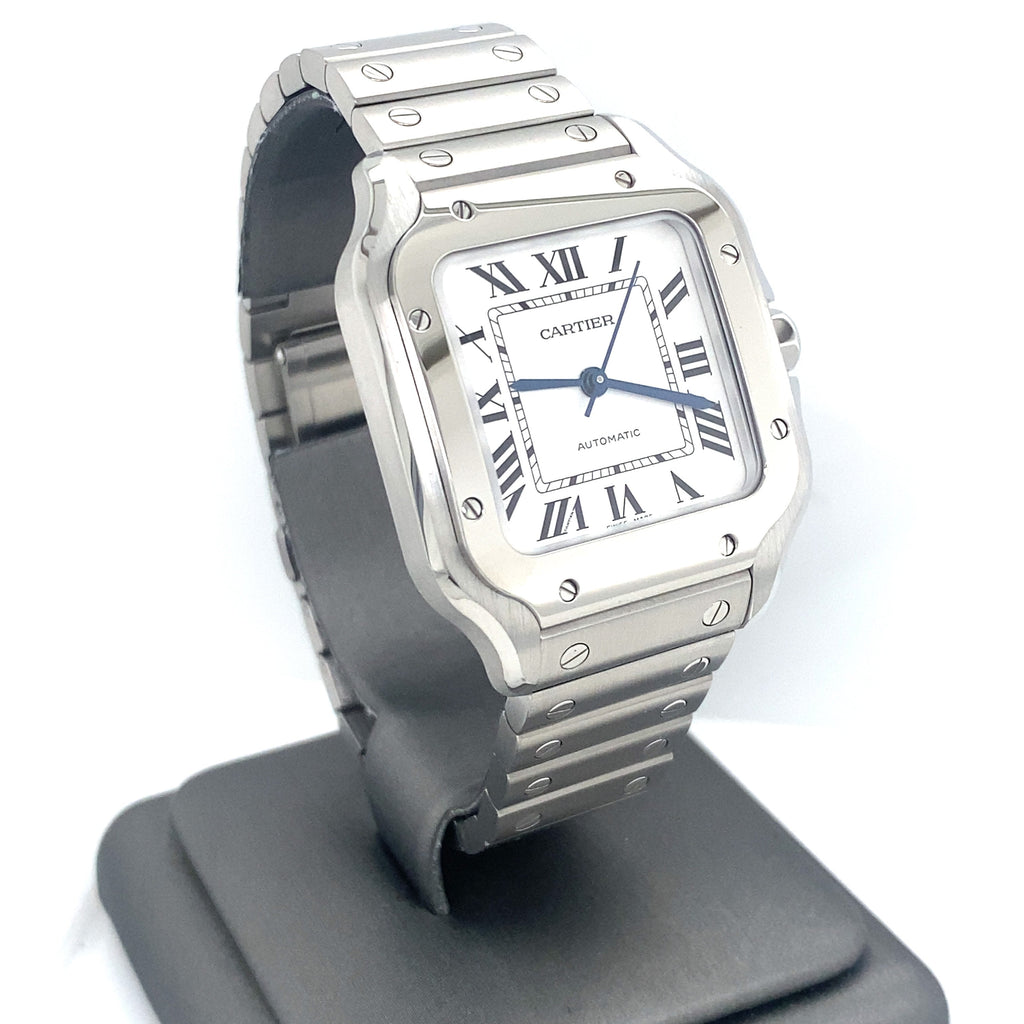 Cartier Santos De Cartier Medium 35.1mm Steel Watch, WSSA0029