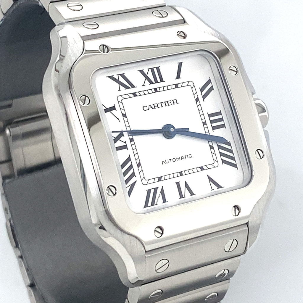 Cartier Santos De Cartier Medium 35.1mm Steel Watch, WSSA0029