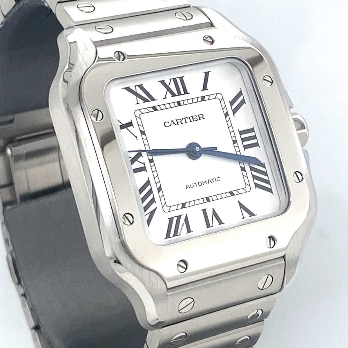 Cartier Santos De Cartier Medium 35.1mm Steel Watch, WSSA0029
