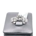 14k White Gold 1.00 CT Princess Cut Diamond Engagement Ring,