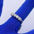 14k White Gold 1.00 CT Diamond Ladies Band, 5.4gm, Size 5.25
