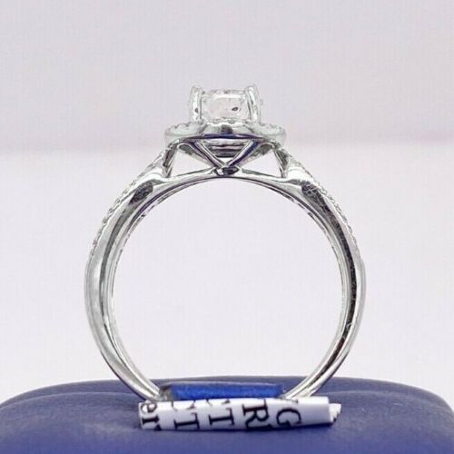 18k White Gold 1.25 CT Diamond Engagement Ring, 3.7gm, Size 6.5