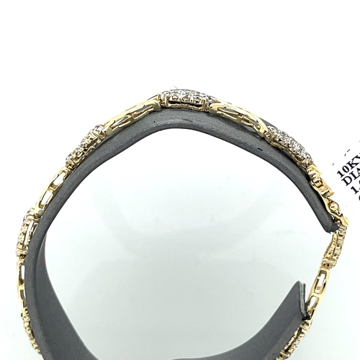 10k Yellow Gold 1.00 CT Diamond Tennis Ladies Bracelet, 6g, 7"