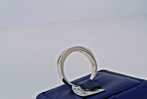 14k White Gold 0.75 CT Diamond Men's Band, 8.9gm, Size 10