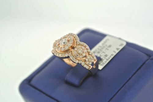 14k Rose Gold 1.50 CT Diamond Ladies Ring, 6.2gm, Size 6.75