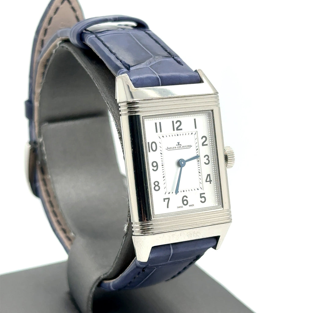 JAEGER LECOULTRE Reverso Quartz Silver Dial Ladies,