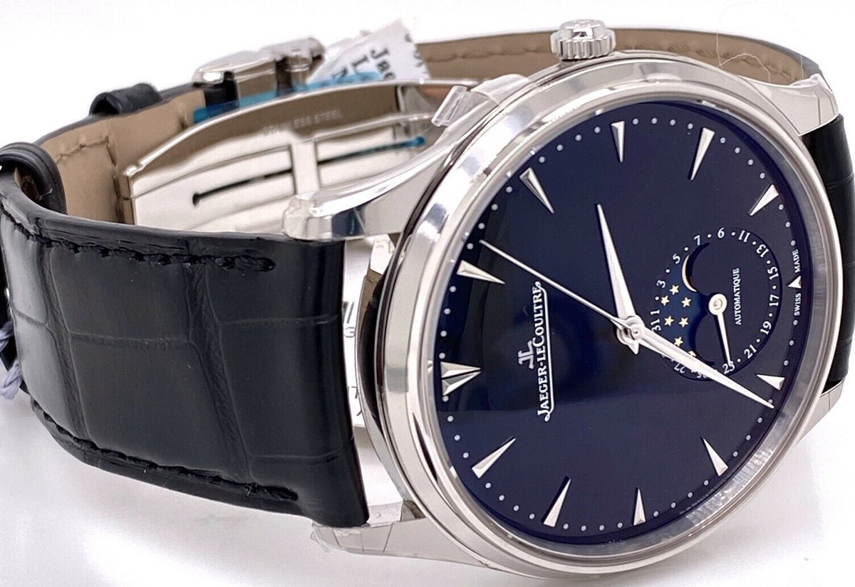 JAEGER LECOULTRE JLC Master Ultra Thin Moon 39 mm Q1368470 - Black Dial -NEW !