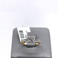 Antique 14k Two Tone Gold 0.25CT Diamond Engagement Ring 2.5gm,Size 5.75,S102806