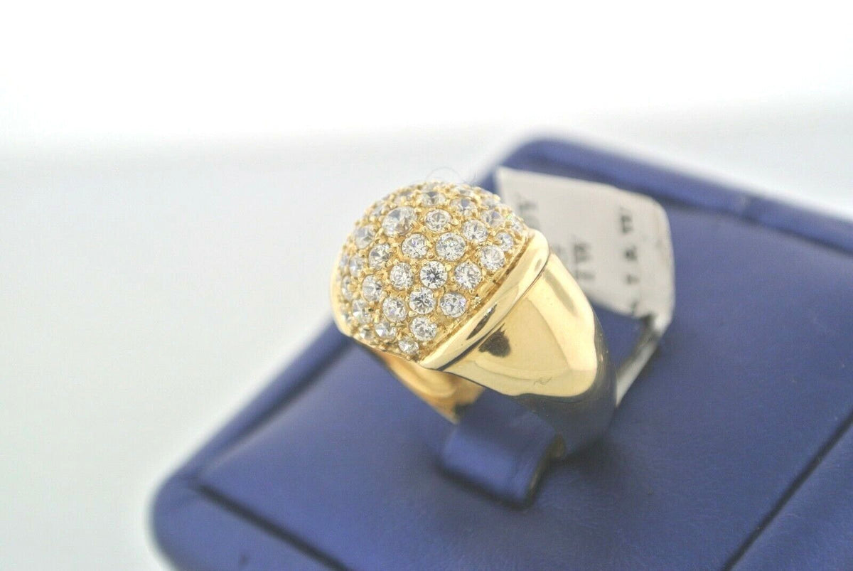 14k Yellow Gold 1.00 CT Diamond Ring, 4.6gm, Size 6, S104558
