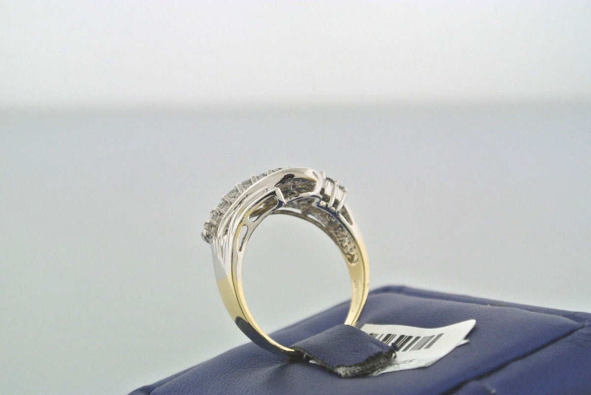 14K Two Tone Gold 0.75 CT Diamond Ladies Ring, 5.1gm, S104211