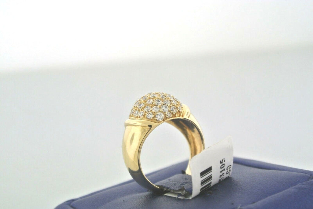 14k Yellow Gold 1.00 CT Diamond Ring, 4.6gm, Size 6, S104558