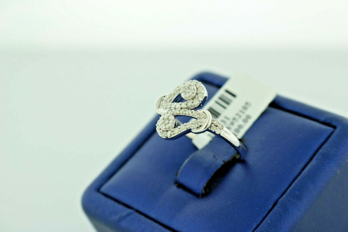14k White Gold 0.60 CT Diamond Ladies Ring, 3.8gm, Size 9.5, S100731