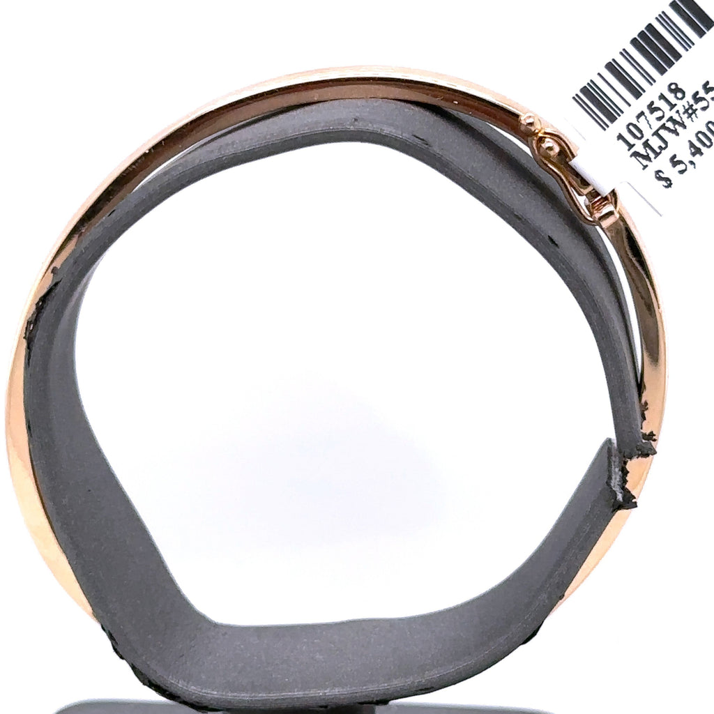 14k Rose Gold ladies Bangle Bracelet, 11.5gm, S107518