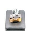 18k Two Tone Gold 0.50 CT Pride Diamond Rings Size 7 S102680