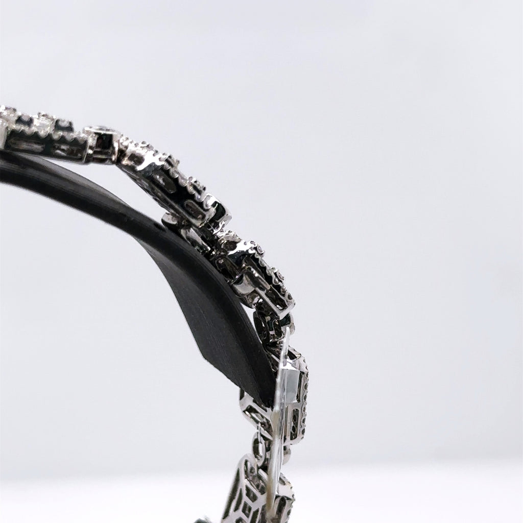 18K White Gold 7.00CT Diamonds Ladies Bracelet, 18.8G, 7", S104386