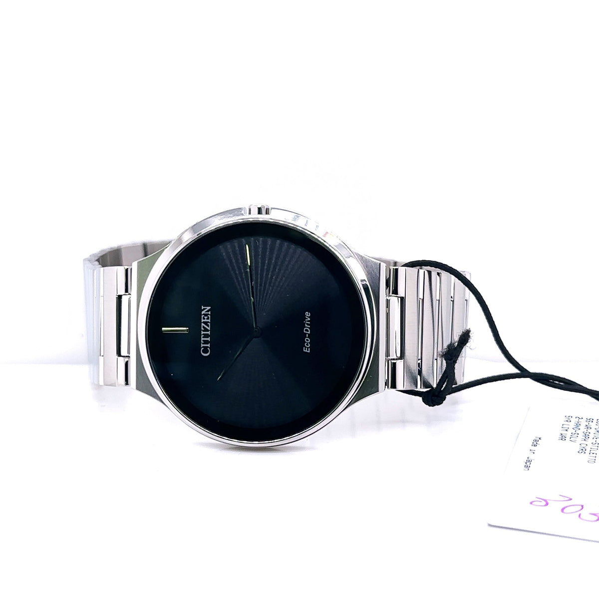 Citizen Stiletto Eco Drive StainlessSteel Silver-tone dial 39mm Watch AR3110-52E
