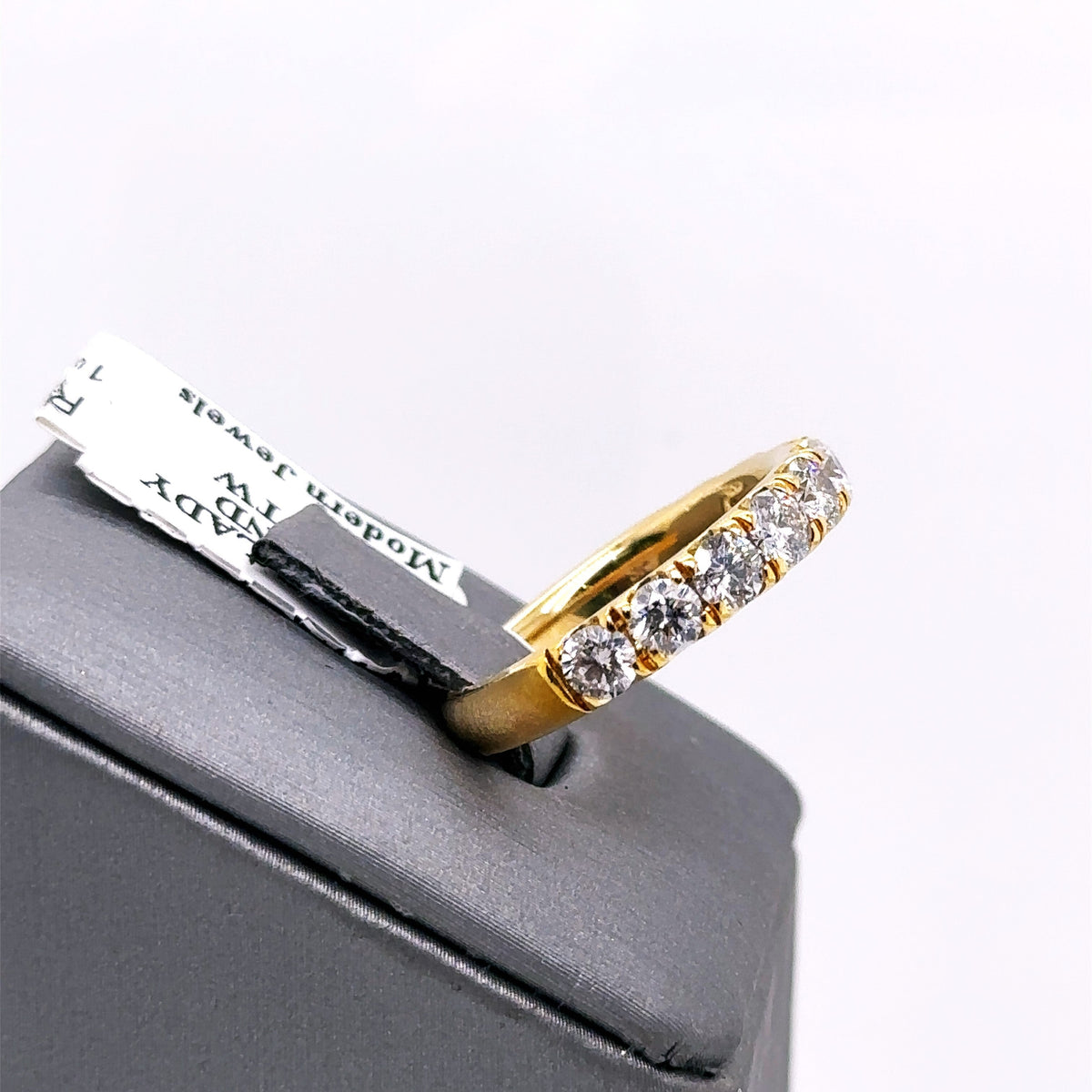 14k Yellow Gold 1.75 CT Diamond Ladies Wedding Band, 4.6G, S14553