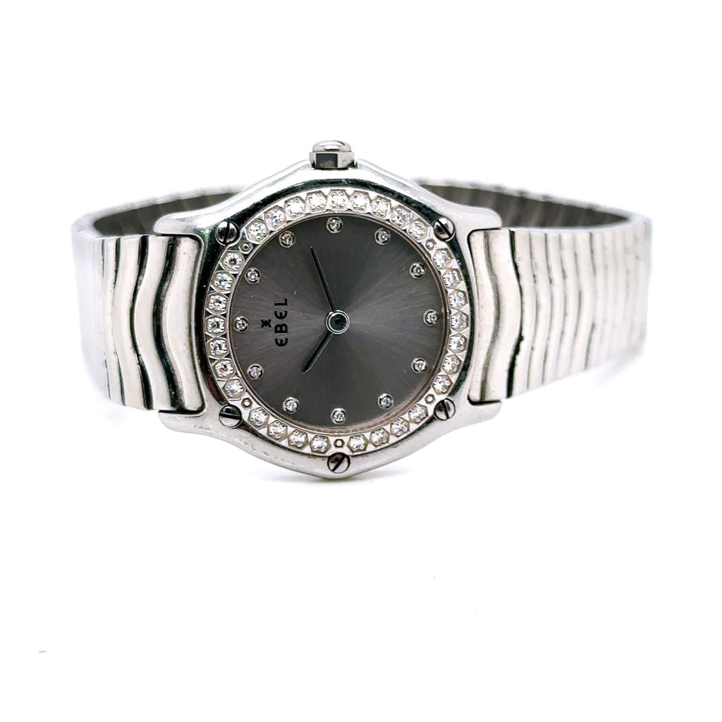Ebel , 27MM, Diamond Bezel, Quarts Women's Watch