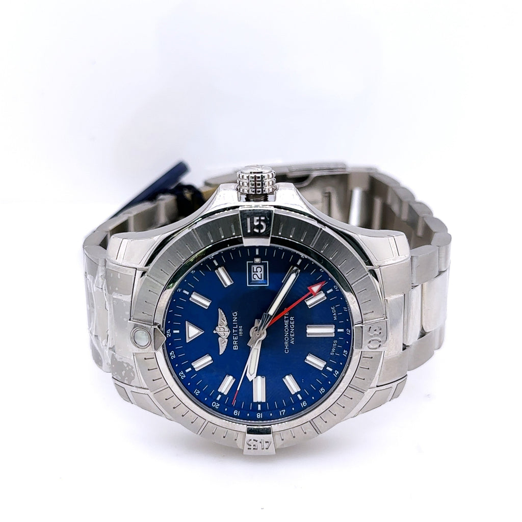 Breitling Avenger Automatic GMT 45mm Stainless Steel A32395101C1A1 - Brand New