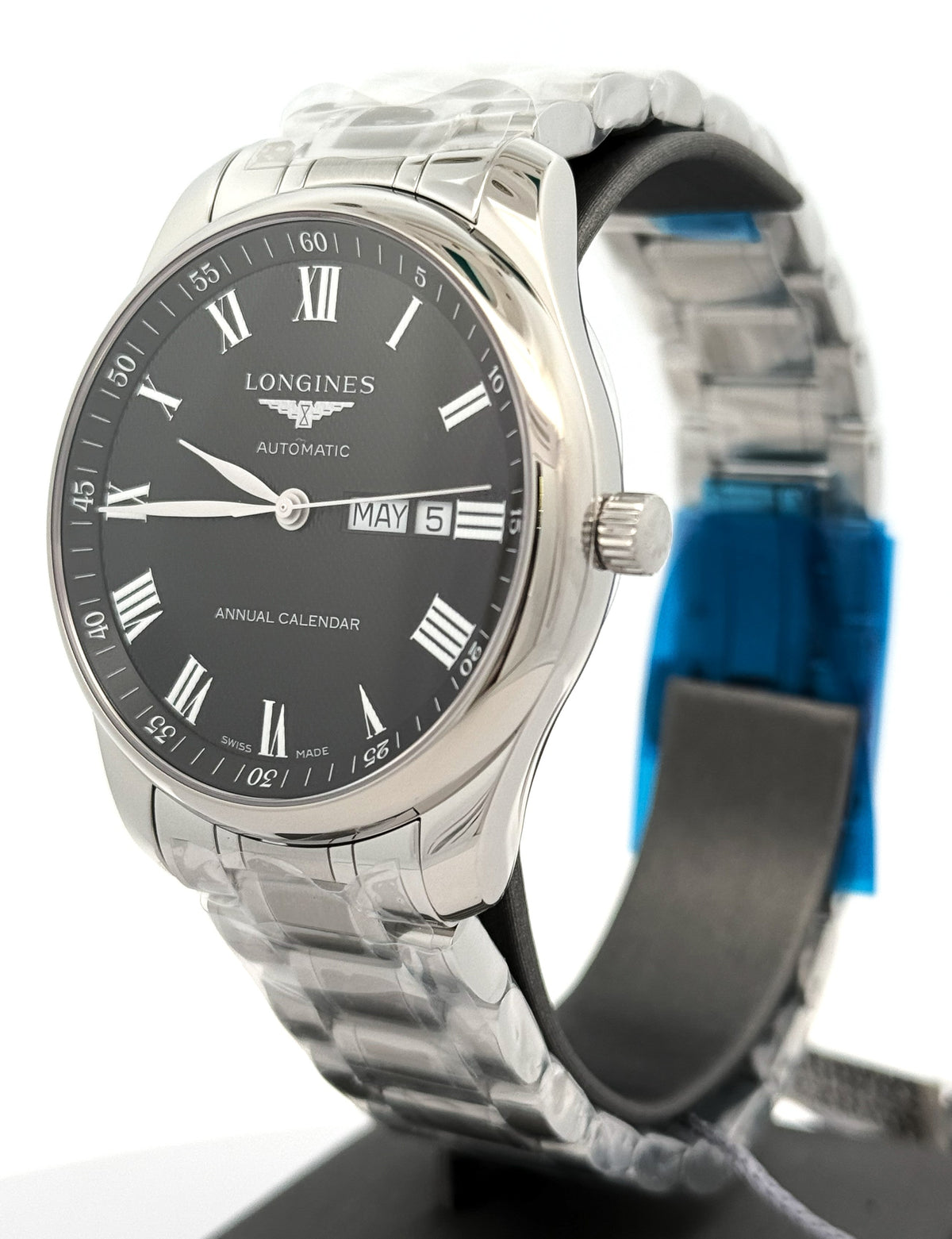 LONGINES Master Collection Black Dial 42mm Annual Calendar Men's Watch L29204516, S16523