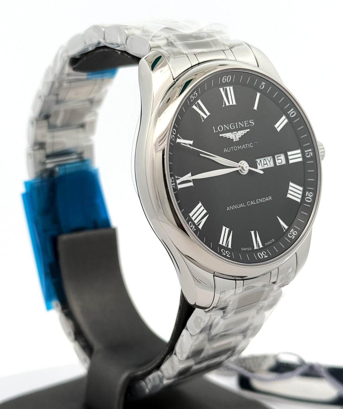 LONGINES Master Collection Black Dial 42mm Annual Calendar Men's Watch L29204516, S16523