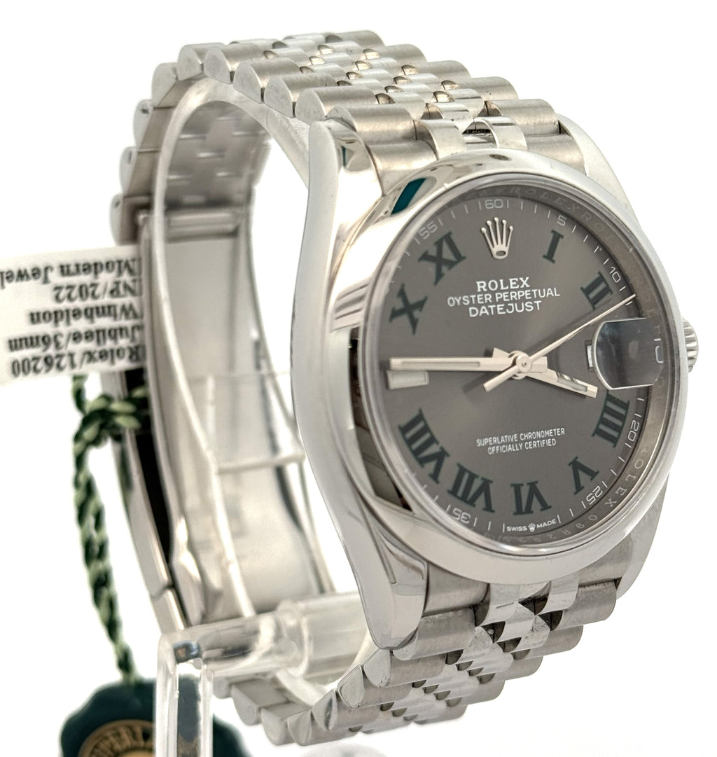 Pre-Owned Rolex Datejust 36mm SS Watch 126200 Smooth Bezel, S16797