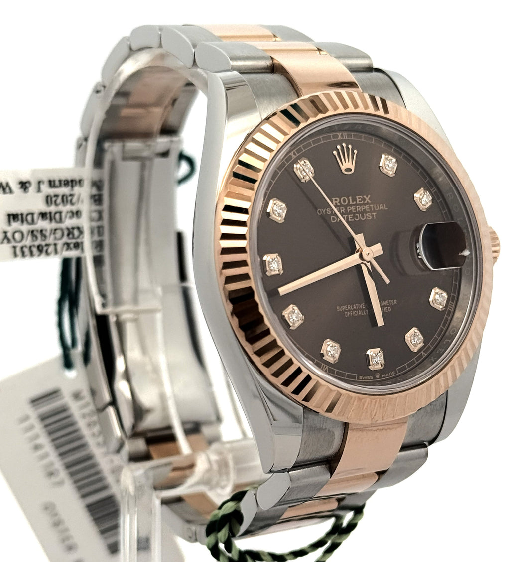 Pre-Owned Rolex Datejust 41mm, 2 tone 18k Rose Gold Watch, 126331, S108679