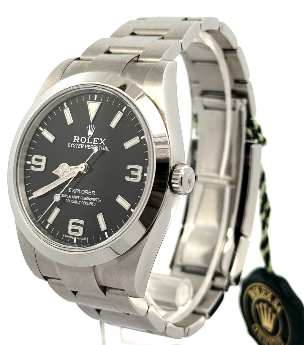Pre-Owned Rolex Explorer 39mm - Black Dial - 214270 Watch, S108774