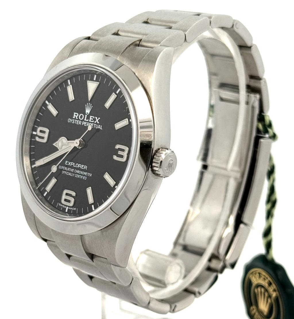 Pre-Owned Rolex Explorer 39mm - Black Dial - 214270 Watch, S108774