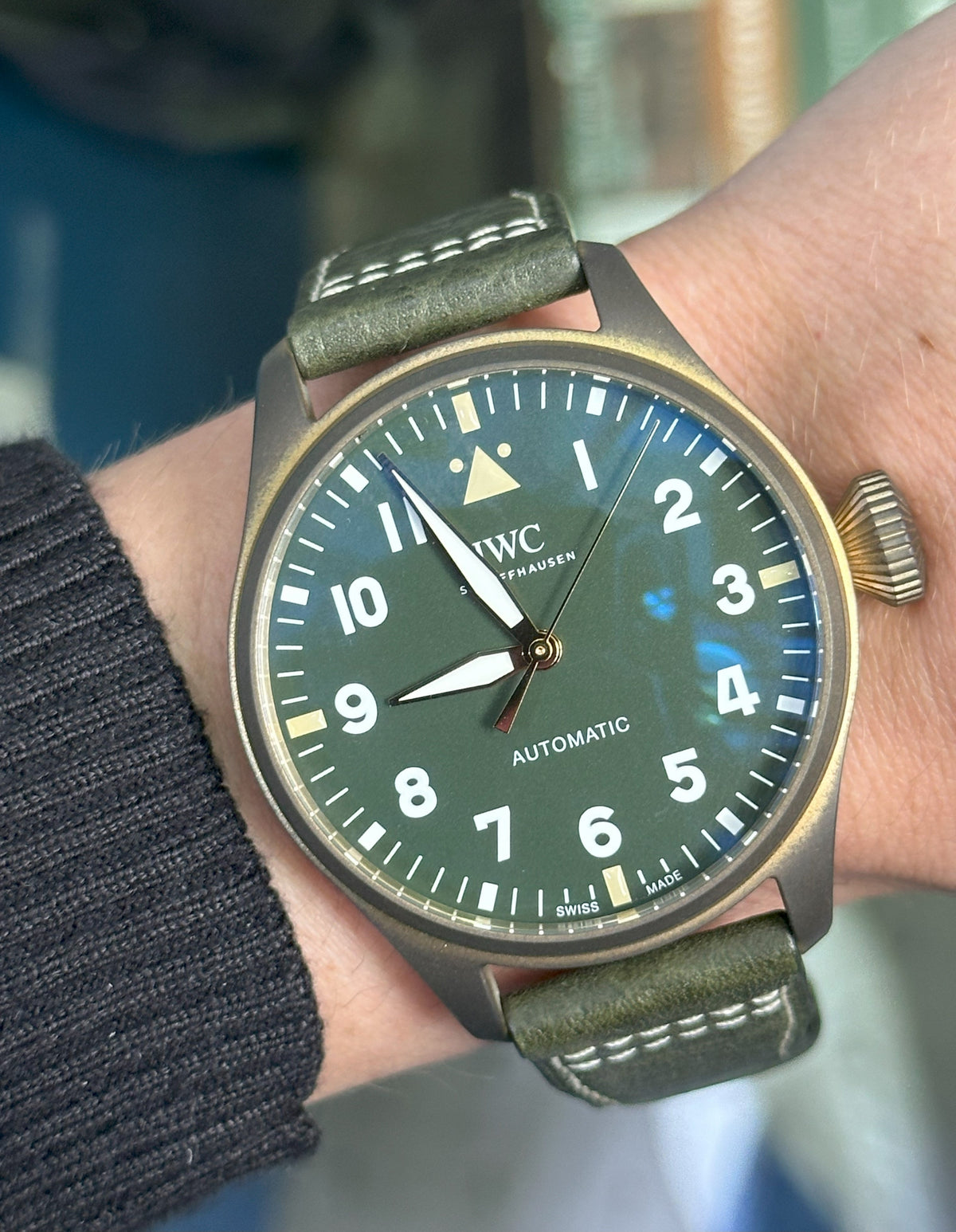IWC BIG PILOT’S WATCH 43MM SPITFIRE BRONZE GREEN DIAL -  IW329702