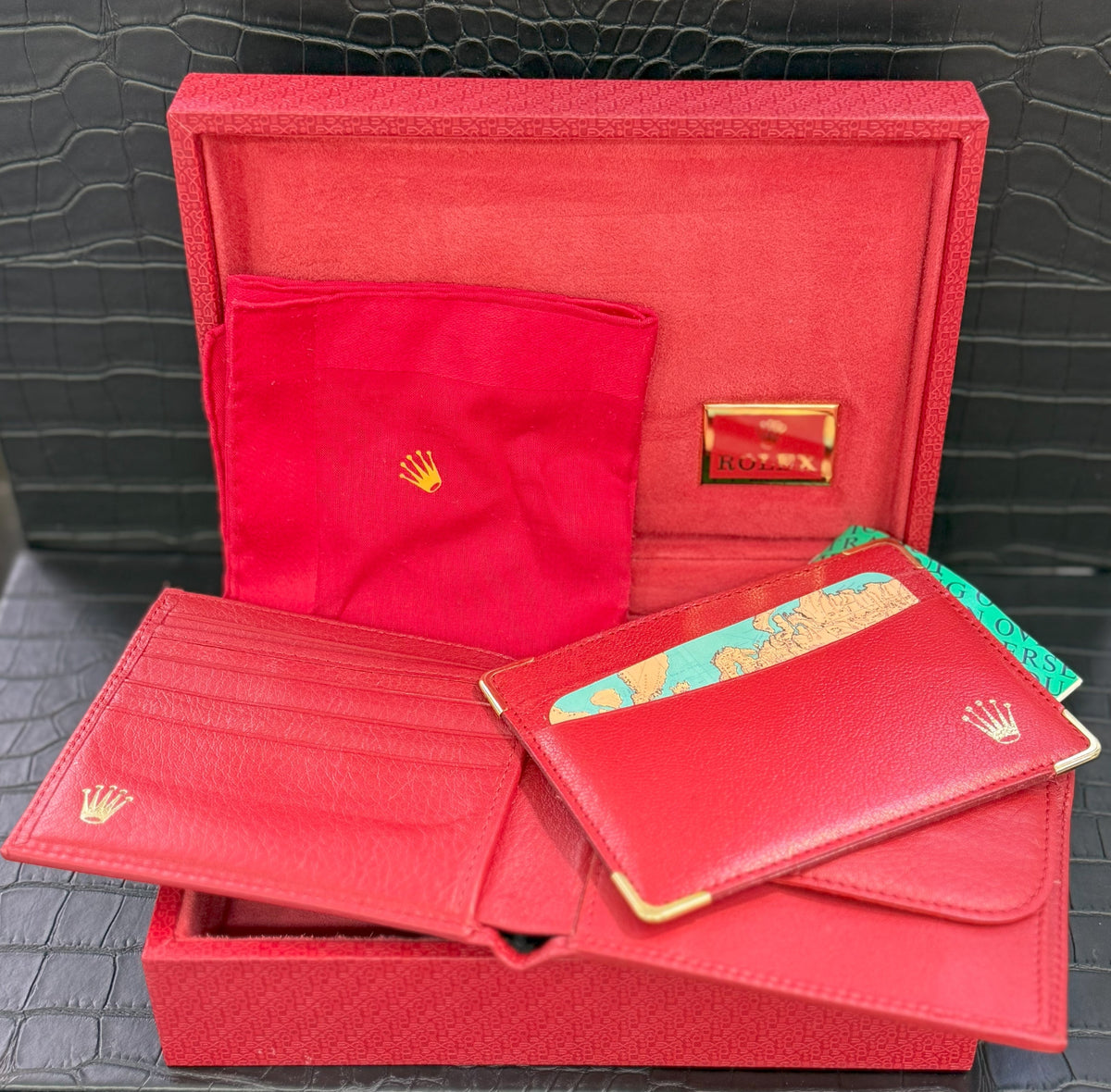 VINTAGE ROLEX WATCH BOX MONTRES ROLEX S.A.GENEVE SUISSE 60.00.02 (Pre-owned)