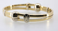 Brev Sauro 18k Yellow Gold Luxury Bracelet Two-Tone 28g, S108819 (Pre-owned)