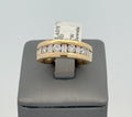 14k Yellow Gold 1.25 CT Cut Diamond Ladies Band, 8.6gm, Size 8.5, S14431