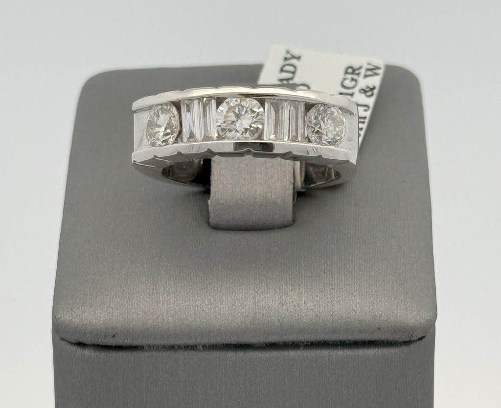 14k White Gold 1.75 CT Diamond Ladies Band, S108399