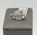 14k White Gold 0.75 CT Diamond Engagement Ring, 2.6gm, Size 7, S106570