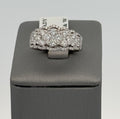 18K White Gold 1.21 CT Diamond Engagement ring, Size 7,5, 7.5g S108305