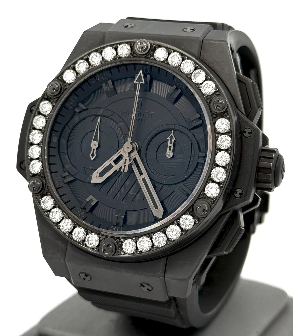 HUBLOT King Power Geneve Edition All Black Watch 48mm (Pre-owned)