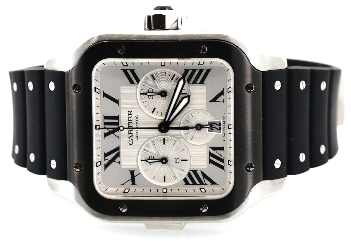 Santos de Cartier Chronograph watch - WSSA0017, S16817 (Pre-owned)