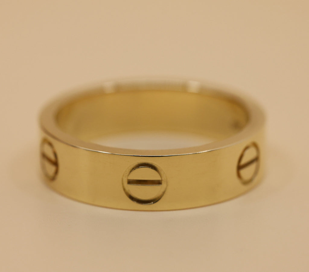 Cartier LOVE ring 18k Yellow Gold Classic Model