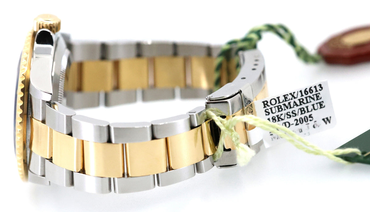 Pre-Owned Rolex Submariner Date 16613, 18k Gold & Stainless Steel, S108836