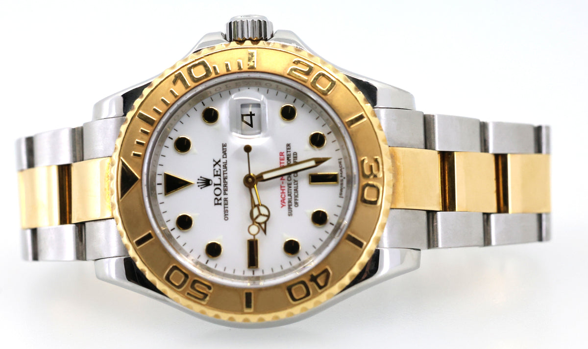 Pre-Owned Rolex Yacht Master 40mm 18k gold & Steel Watch 16623, S105837