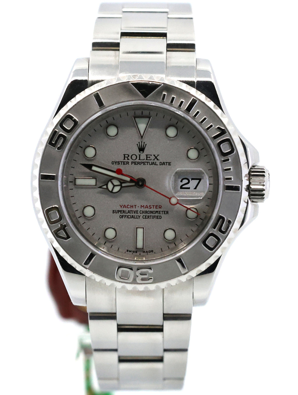 Pre-Owned Rolex Yacht-Master - Silver Dial - 16622 Watch, S108630
