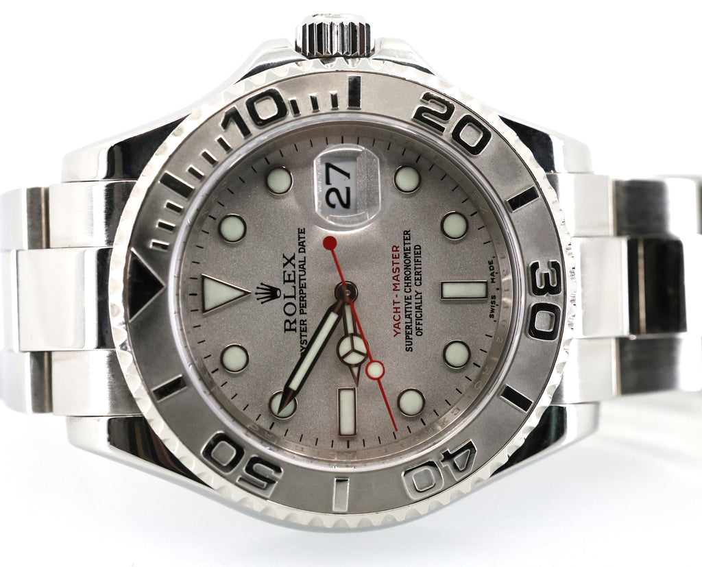 Pre-Owned Rolex Yacht-Master - Silver Dial - 16622 Watch, S108630